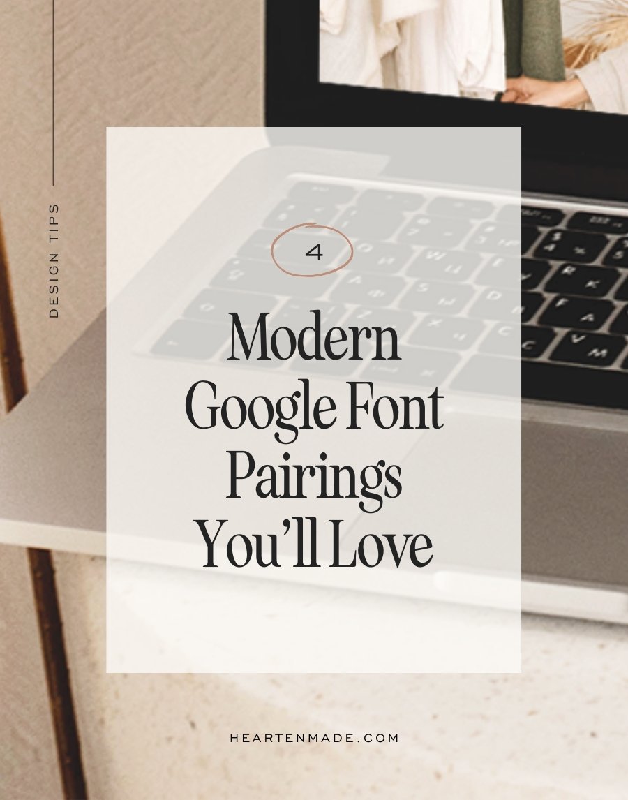 4 Modern Google Font Pairings You’ll Love