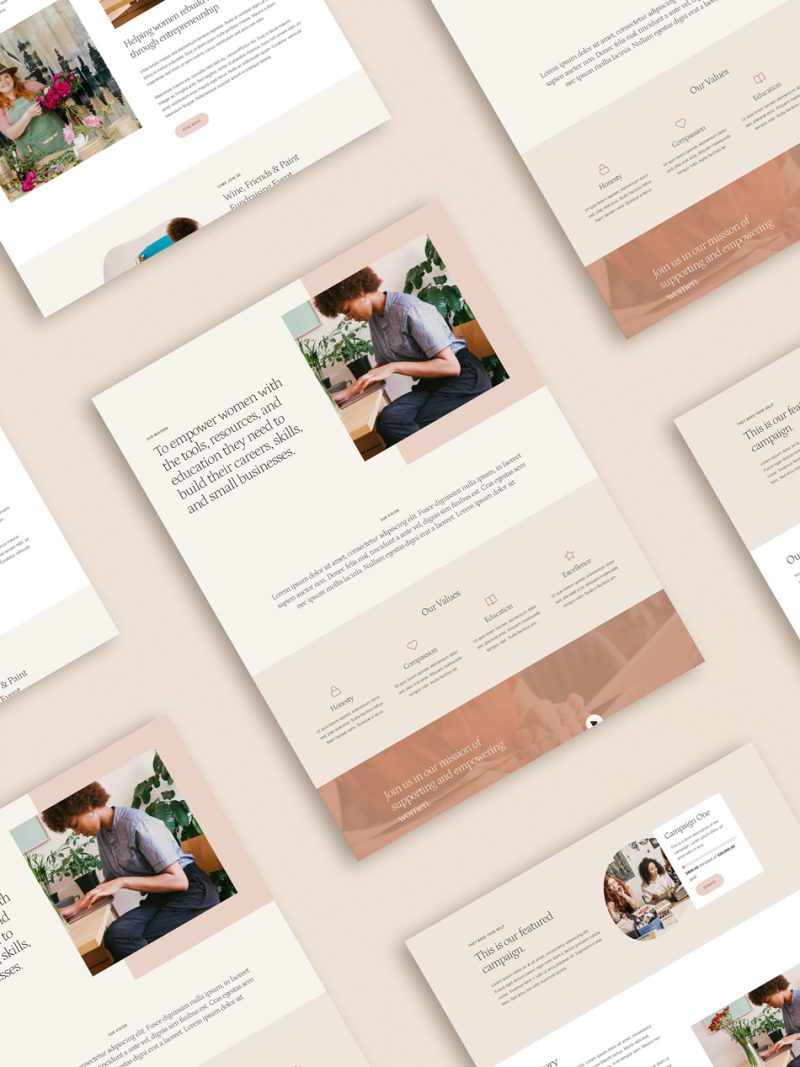 Kindful WordPress Theme for Nonprofit Block Collection Mockup